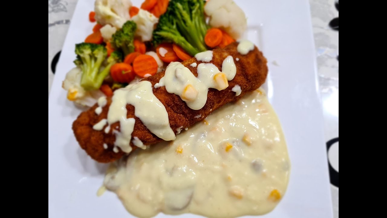 الكوردون بلو باسرع طريقة متميزة. #cordonbleu #كوردونبلو