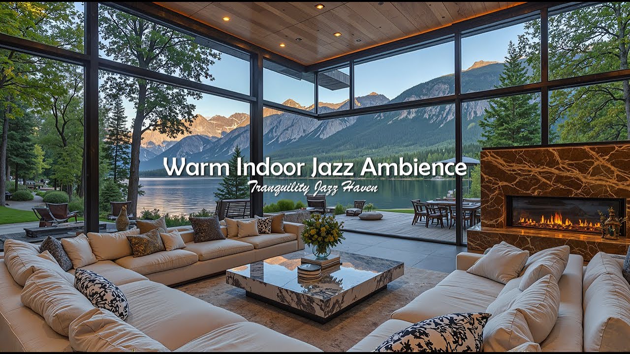 Уютная Джазовая Атмосфера В Помещении Для Глубокого Расслабления | Успокаивающая Джазовая Фортепи...
