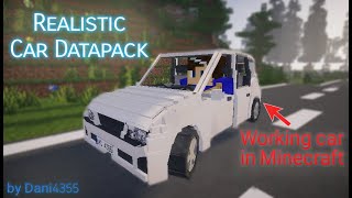 Realistic Car Datapack [Minecraft 1.16/1.17/1.18]
