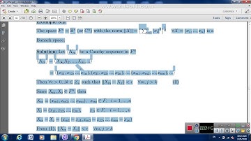 Banach space  definition and example