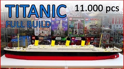 LEGO MOC TITANIC 2,4 m long - 11.000 pcs - Full Build all parts - Lego Speed Build