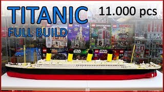 LEGO MOC TITANIC 2,4 m long - 11.000 pcs - Full Build all parts - Lego Speed Build