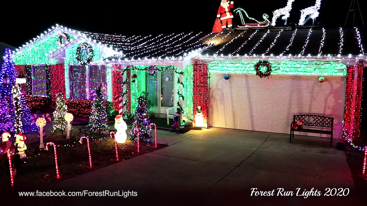 Christmas Light Show 2020 Over 35,000 lights! YouTube