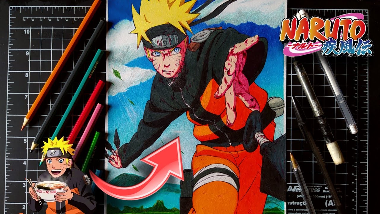 Naruto Uzumaki Speed Drawing (Naruto Shippuden) - YouTube