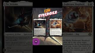With the arrival of #mtgeternities we can now have spaceships like The Seriena in the Command Zone