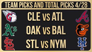 MLB Picks and Predictions Today 4/28/24 | MLB Picks Today 4/28/2024