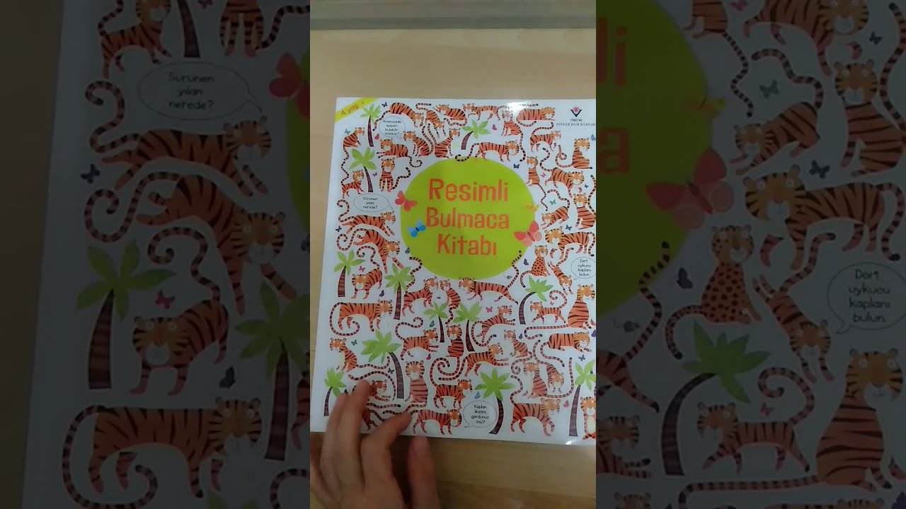 Resimli bulmaca kitabı Tübitak - YouTube