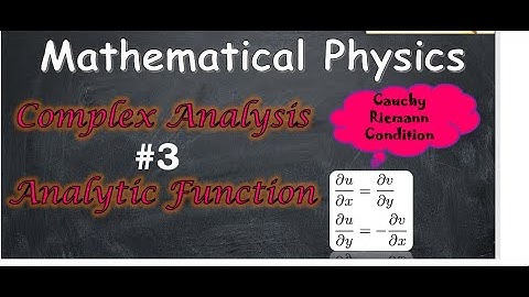 #11 What is Analytic Function?|Cauchy Riemann Condition | Complex Analysis| Mastering MMP