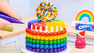 Yummy Miniature Rainbow Cake🌈1000+ Miniature Rainbow Cake Ideas🍰 Mini Cake Ideas