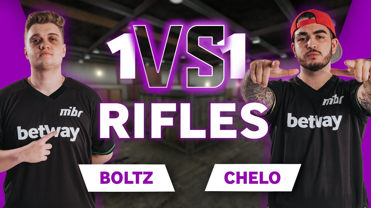 MIBR Boltz vs MIBR Chelo | Rifles 1vs1 - YouTube