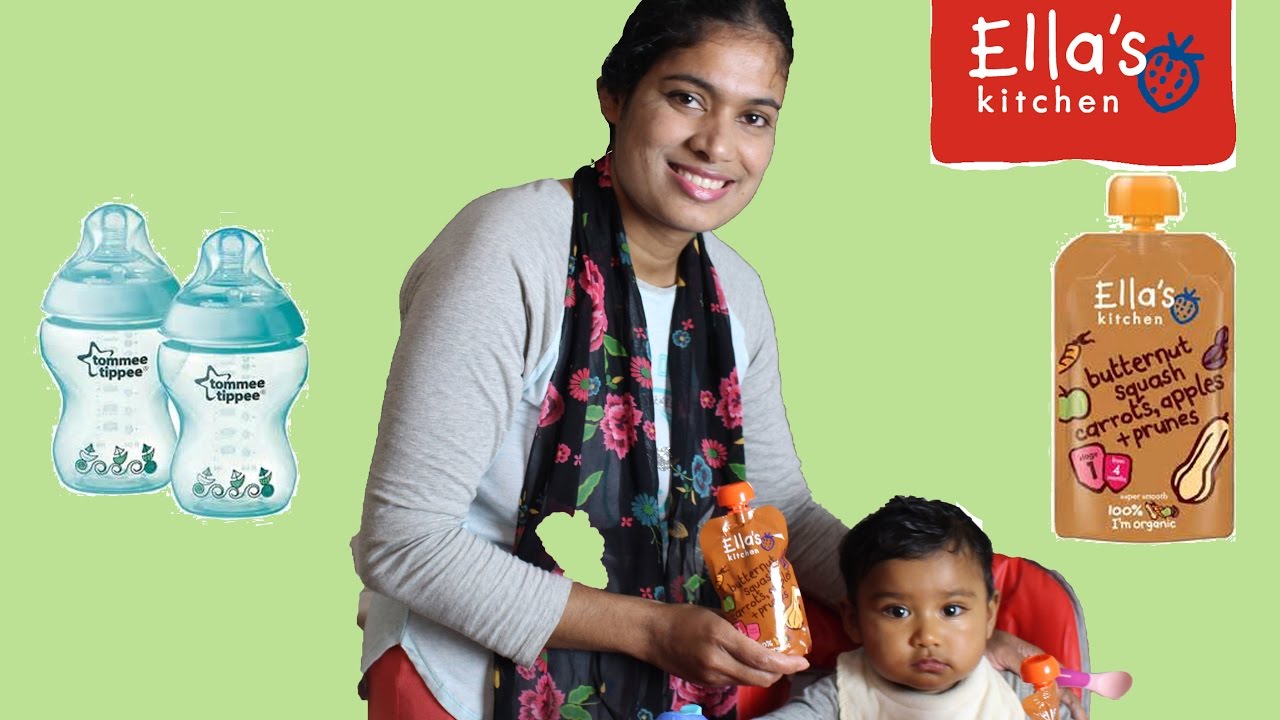 Ella’s Kitchen Baby Food Stage 1 Weaning Solid for Toddler 100 Organic