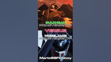 Bulkhead Primeverse/TFP🆚wheeljack Primeverse/TFP #edit #transformersprime