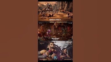 MKX vs MK11 vs MK1 - Mileena X-Ray & Fatal Blows Comparisons #shorts