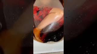 GIRL GETS INSIDE COKE AND MENTOS FILLED WUBBLE 😳😂