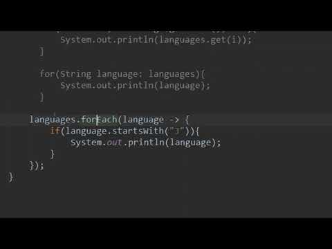 Video: Làm thế nào để bạn thực hiện một vòng lặp forEach trong Java?