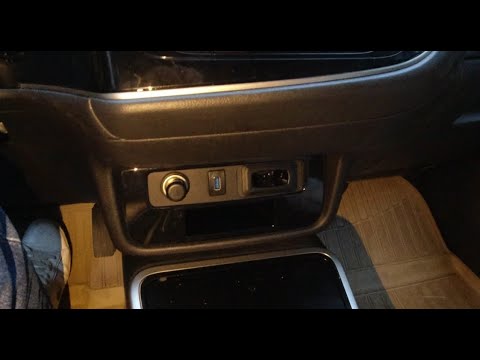 Outlander 3  Перенос кнопок подогрева влево под руль и замена центральной панели с кнопками