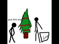 the cristmas star  #animation #memes #tree #stickman #funny
