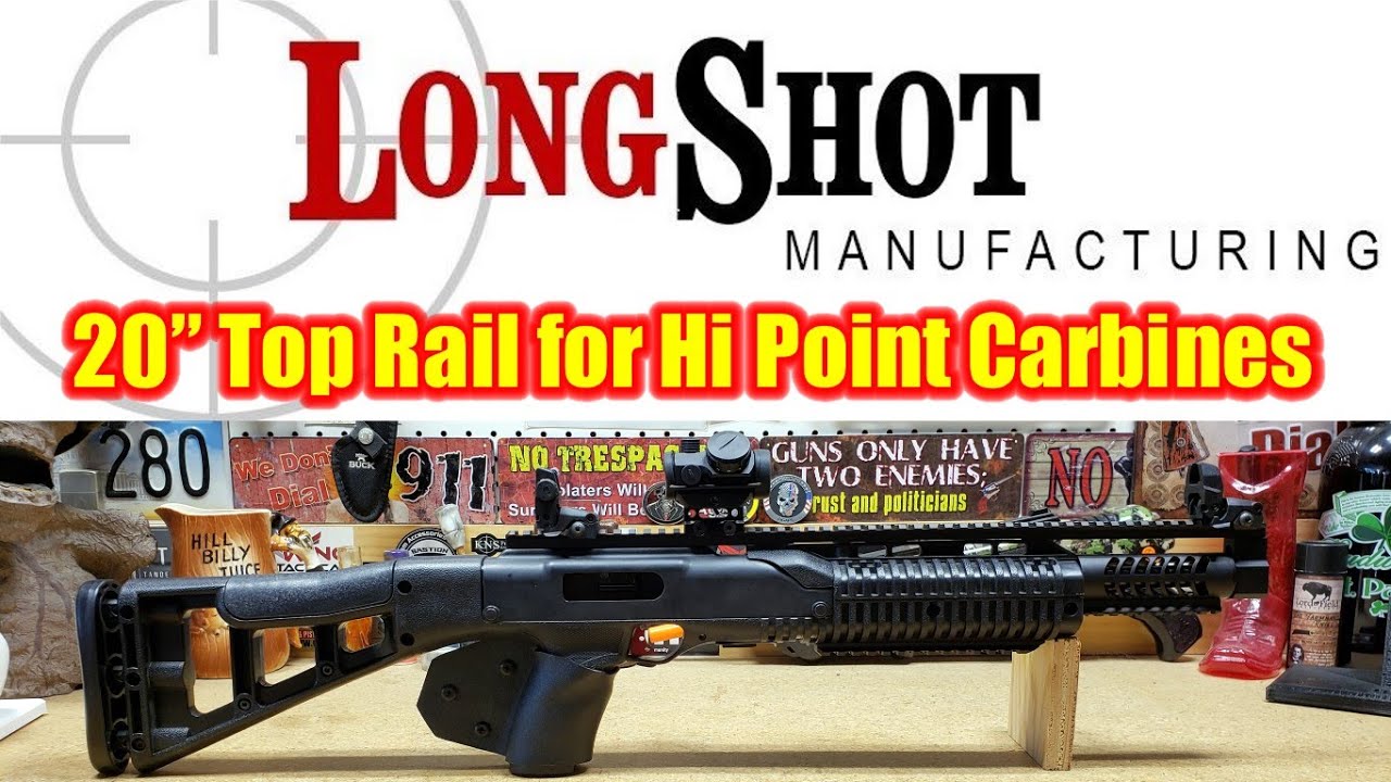 LongShot™ 15.4" Picatinny Top Rail for Hi-Point 9mm w/ATI Stock 