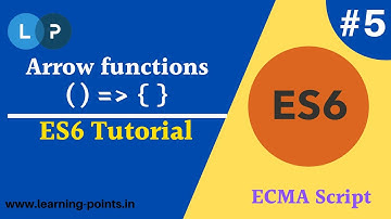 Arrow Functions in ECMA script | Set default parameter in ES | ES6 full tutorial | Learning Points