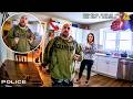 Abusive Husband Bullies Wife in Front of Police, BAD Idea