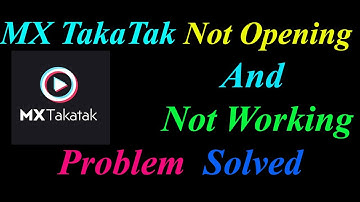 How to Fix MX TakaTak App  Not Opening  / Loading / Not Working Problem in Android Phone