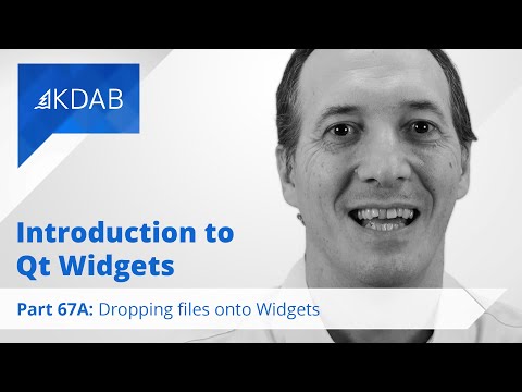 Introduction to Qt Widgets (Part 67A) - Dropping Files onto Widgets