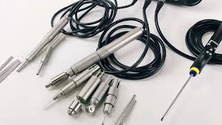 high speed orthopedic power tools neuro surgical drill, electric craniotomy drill set with blade