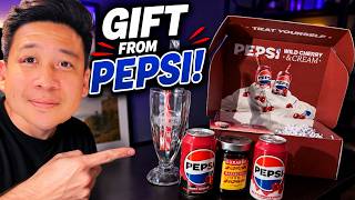 I Finally Opened This Pepsi Promo Set | Pepsi Wild Cherry and Cream from USA