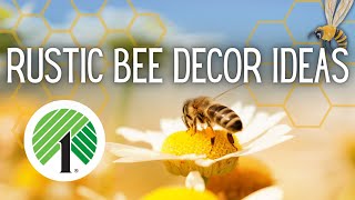 Easy Honey Bee DIY Decor for Summer - Whiskey & Whit