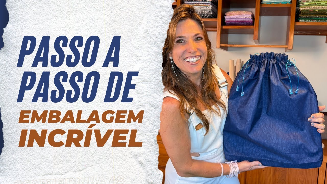 APRENDA a costurar uma embalagem incrível para valorizar ainda mais sua peça! 🤩