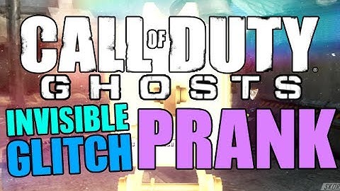 COD Ghost Hiding Tactics (Invisible Glitch Prank)