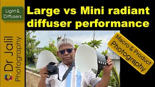 Large vs Mini radiant diffuser performance