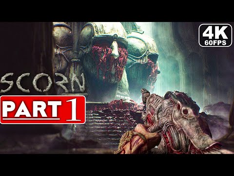 SCORN Gameplay Walkthrough Part 1 [4K 60FPS PC ULTRA] - No Commentary