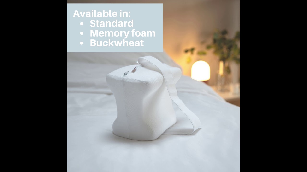 Pillow to reduce hip, knee and back pain. - Knee pillow