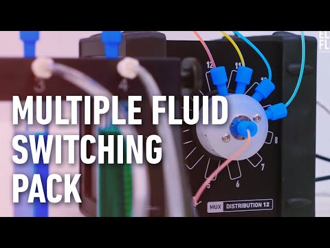Multiple fluid switching pack - Quickly swap between fluids, gas or liquids! - video from Elveflow