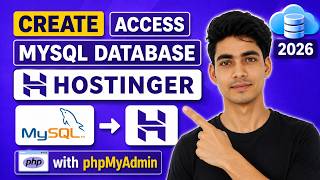How To Create MySQL Database In Hostinger (2026)| Access MySQL Database with phpMyAdmin