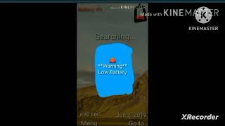 SAMSUNG E105 Low battery power Off.