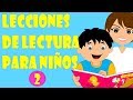 Lecciones de Lectura para niños - Método para enseñar a leer a niños - Lectura infantil 2