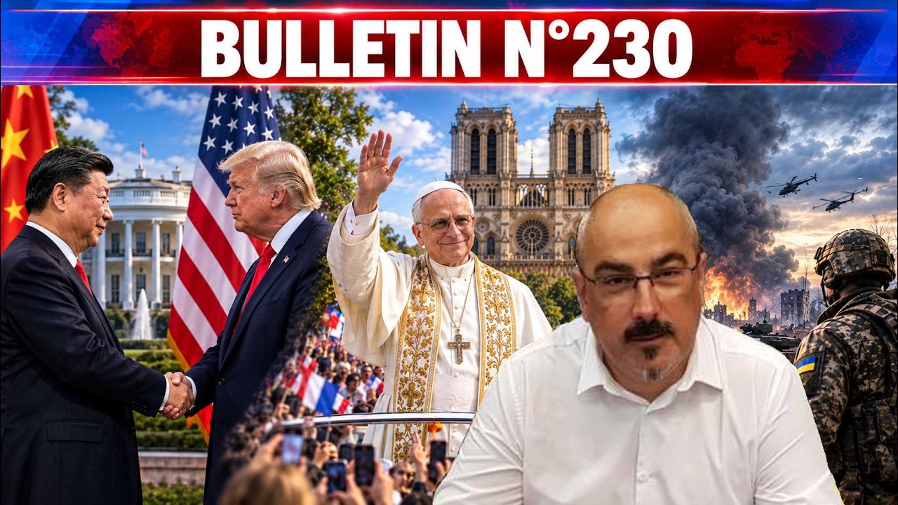 Xi Jinping aux USA, le pape en France, le front ukrainien (Bulletin n°230)