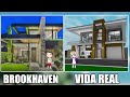 BROOKHAVEN ROBLOX VS LA VIDA REAL 2 | NUEVAS CASAS BROOKHAVEN RP REALISTA