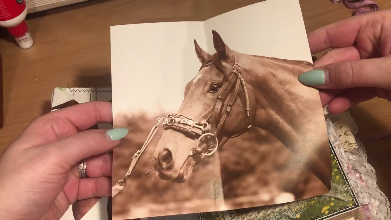 Horse themed junk journal