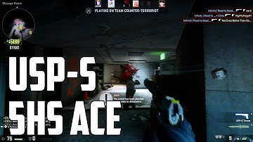 USP-S 5 Headshot Ace - CS:GO