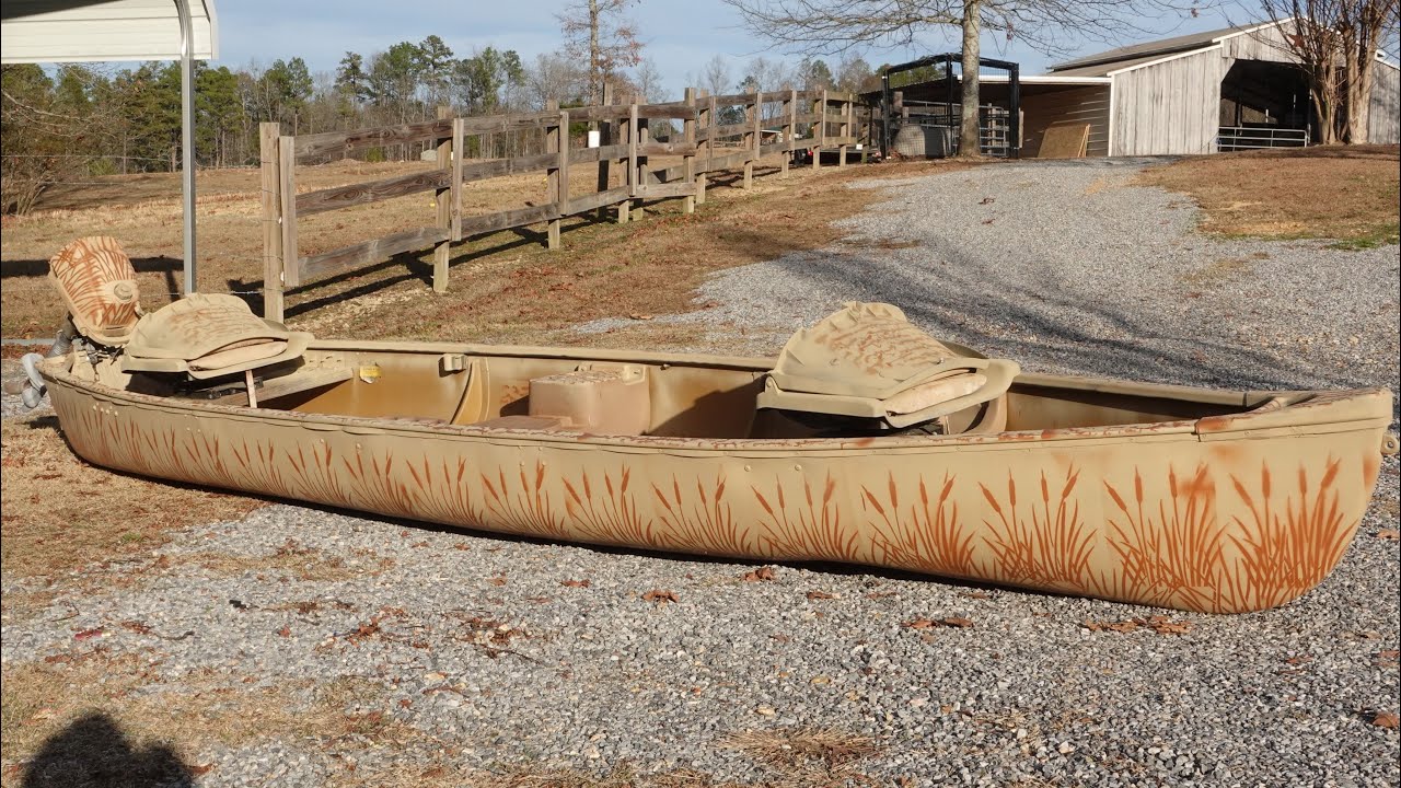 DIY DUCK HUNTING CANOE! YouTube