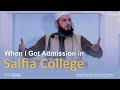 When irshad ah tantray almadni got admission in salfia college savood harmain production