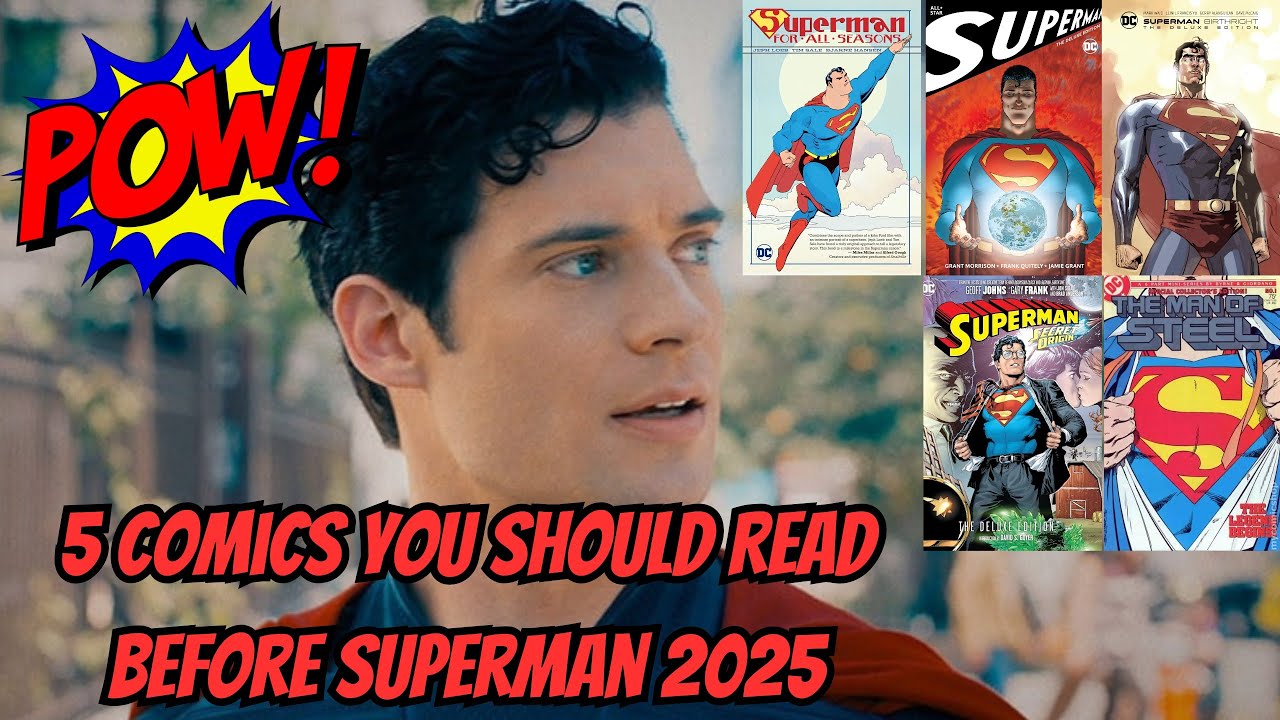 5 Comics You MUST Read Before Watching Superman 2025