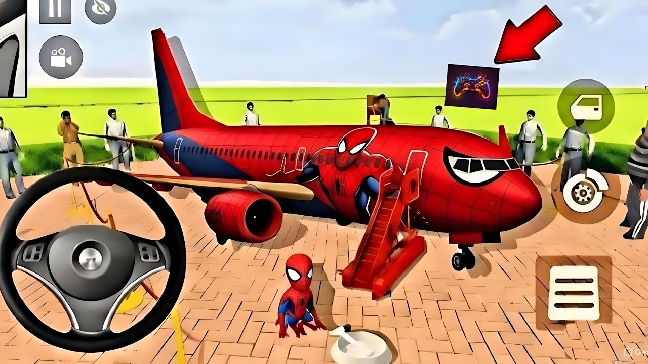 🤑Indian Thift Auto Simulator🤩Indian Showroom Purchase😯Modified Lexriy Spiderman Aroplane & Bike🥳Game