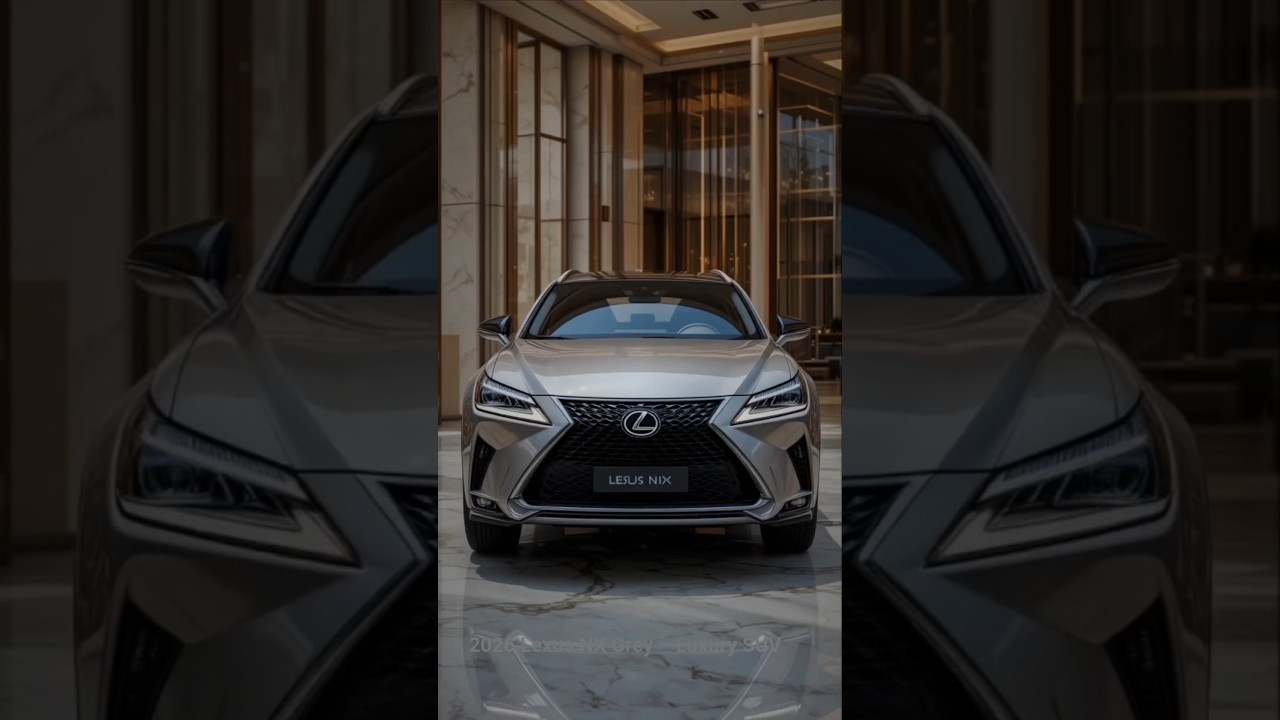 Lexus NX Grey 2026 года — роскошный внедорожник, который приковывает взгляды! 🚙✨