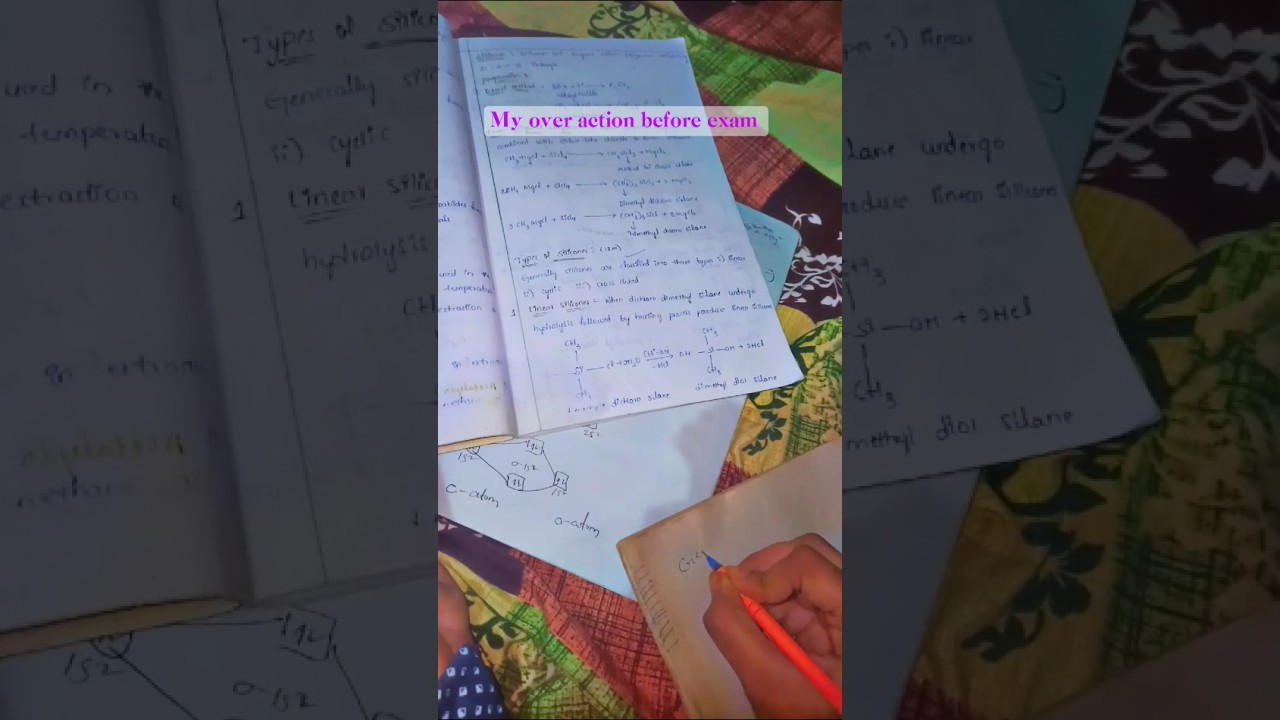 My over action before exam 🤣🤣👆