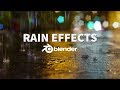 Animated Rain and Splash Effects | Blender 3D Tutorial
