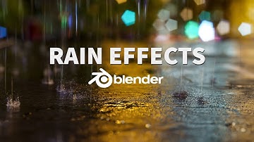 Animated Rain and Splash Effects | Blender 3D Tutorial